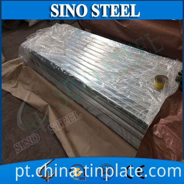 Z80 0.17mm Thickness Corrugated Galvanized Roofing Steel Sheet